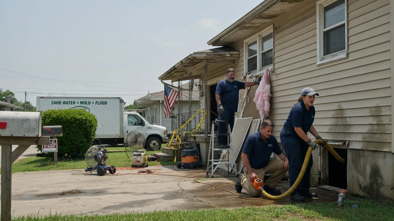 Water Damage Repair in Hillsdale, IL near me